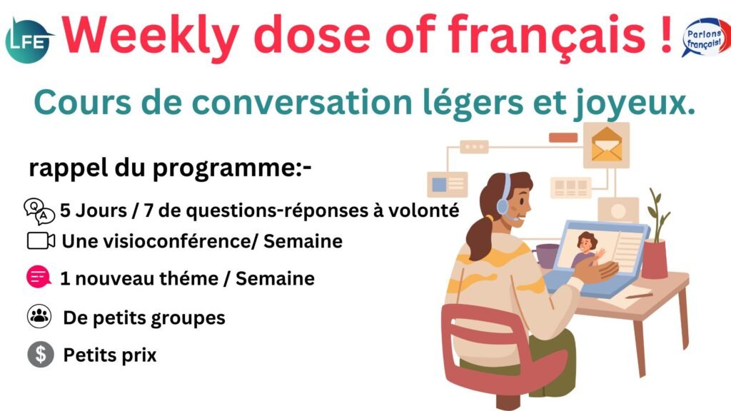 Weekly dose of French !