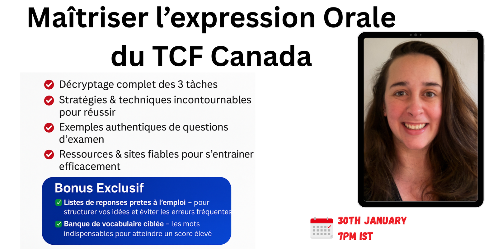 TCF CANADA Oral Workshop