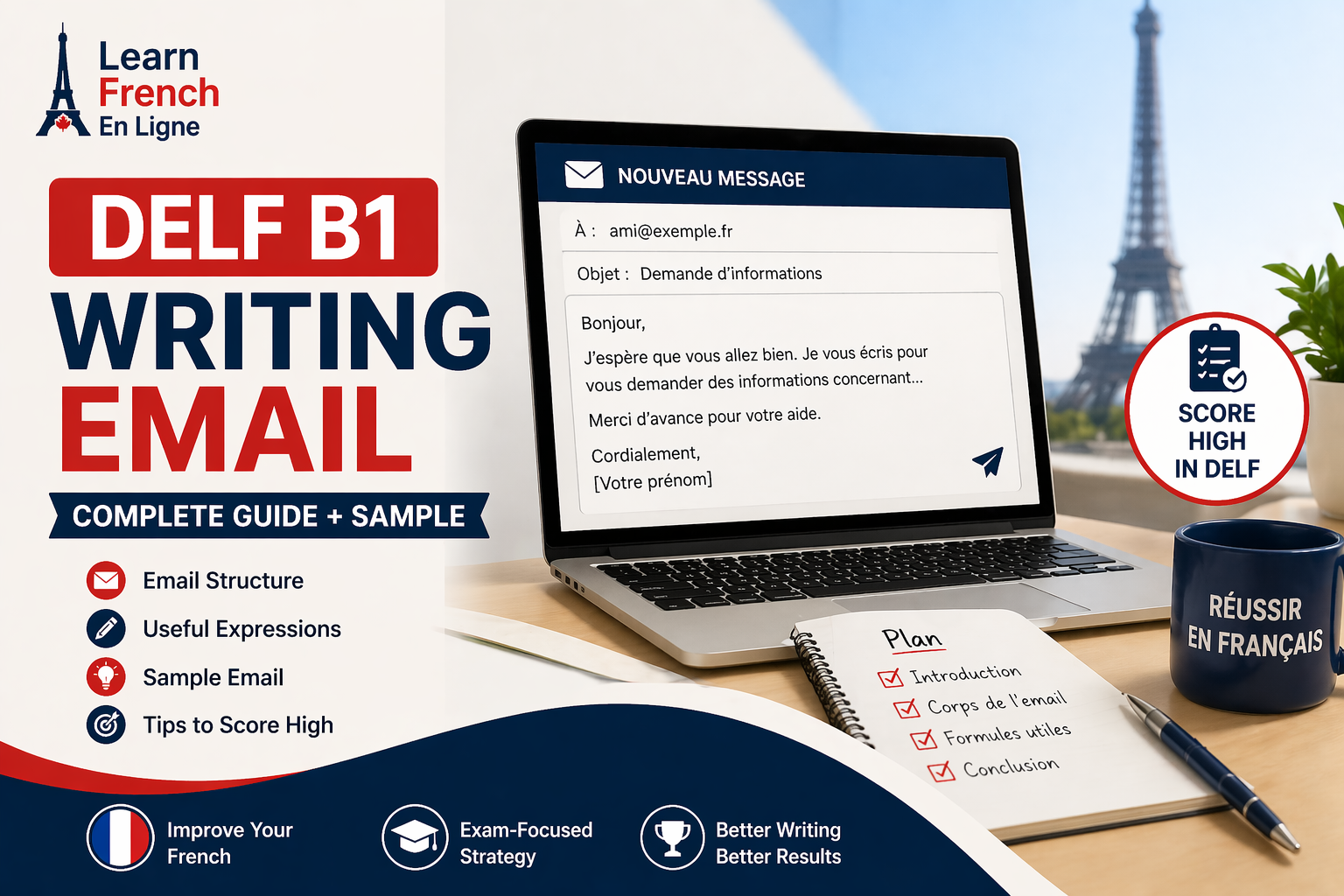 How to Write a Perfect Informal Email for DELF B1