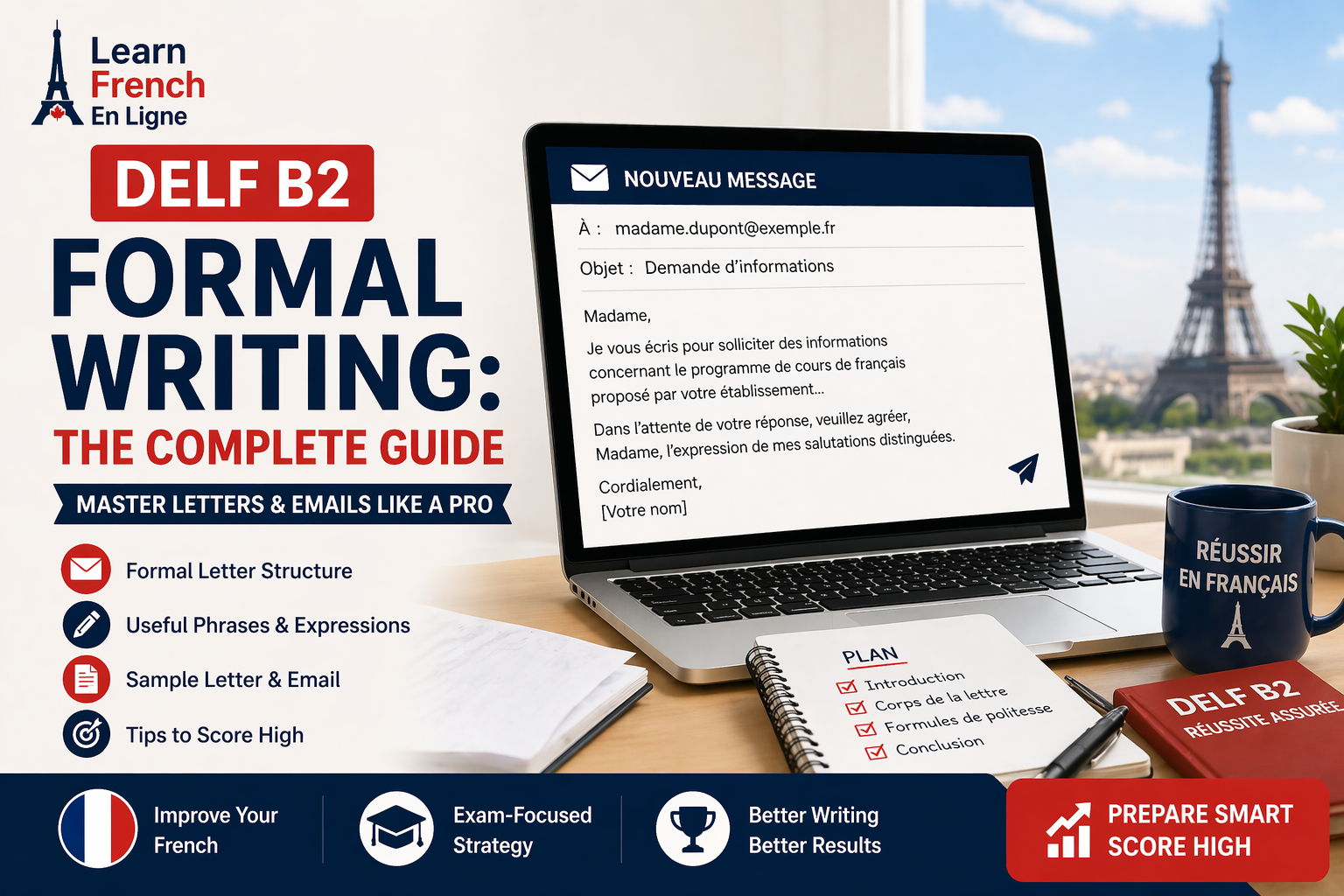DELF B2 Formal Writing:The Complete Guide