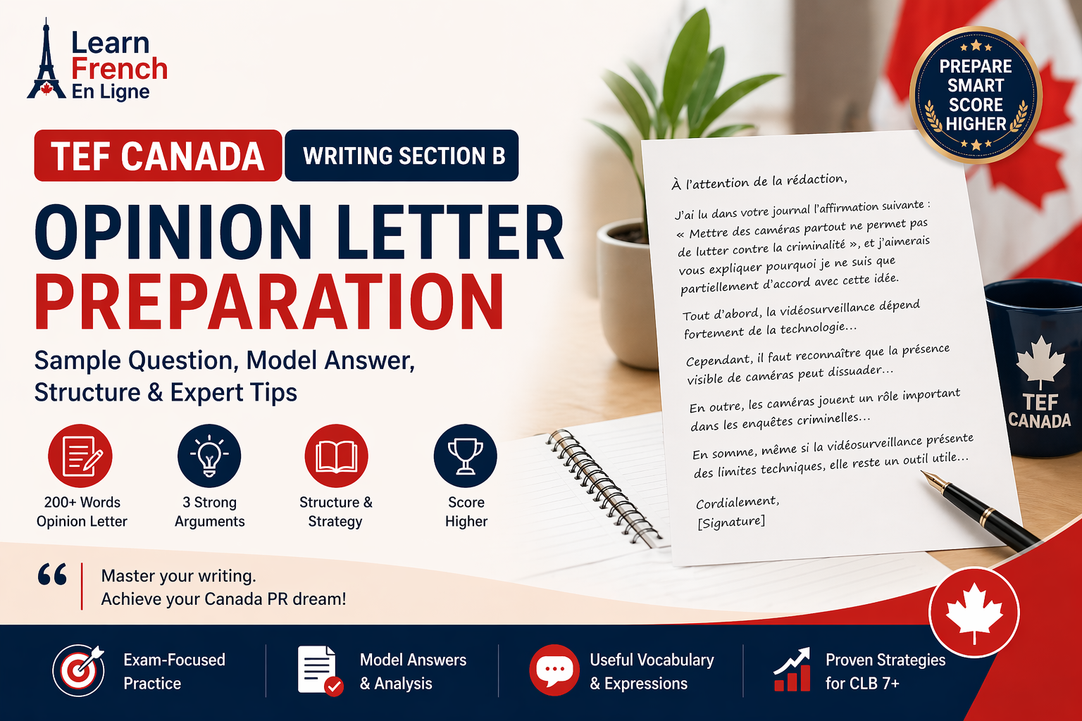 TEF Canada Writing Section B: