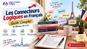 Deux personnes en pleine conversation illustrant l'usage des connecteurs logiques en français
