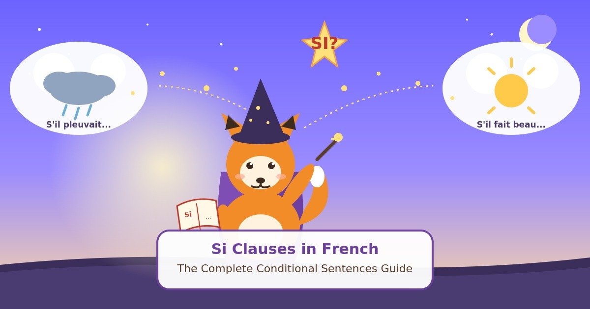 Si Clauses in French: The Complete Guide to Conditional Sentences